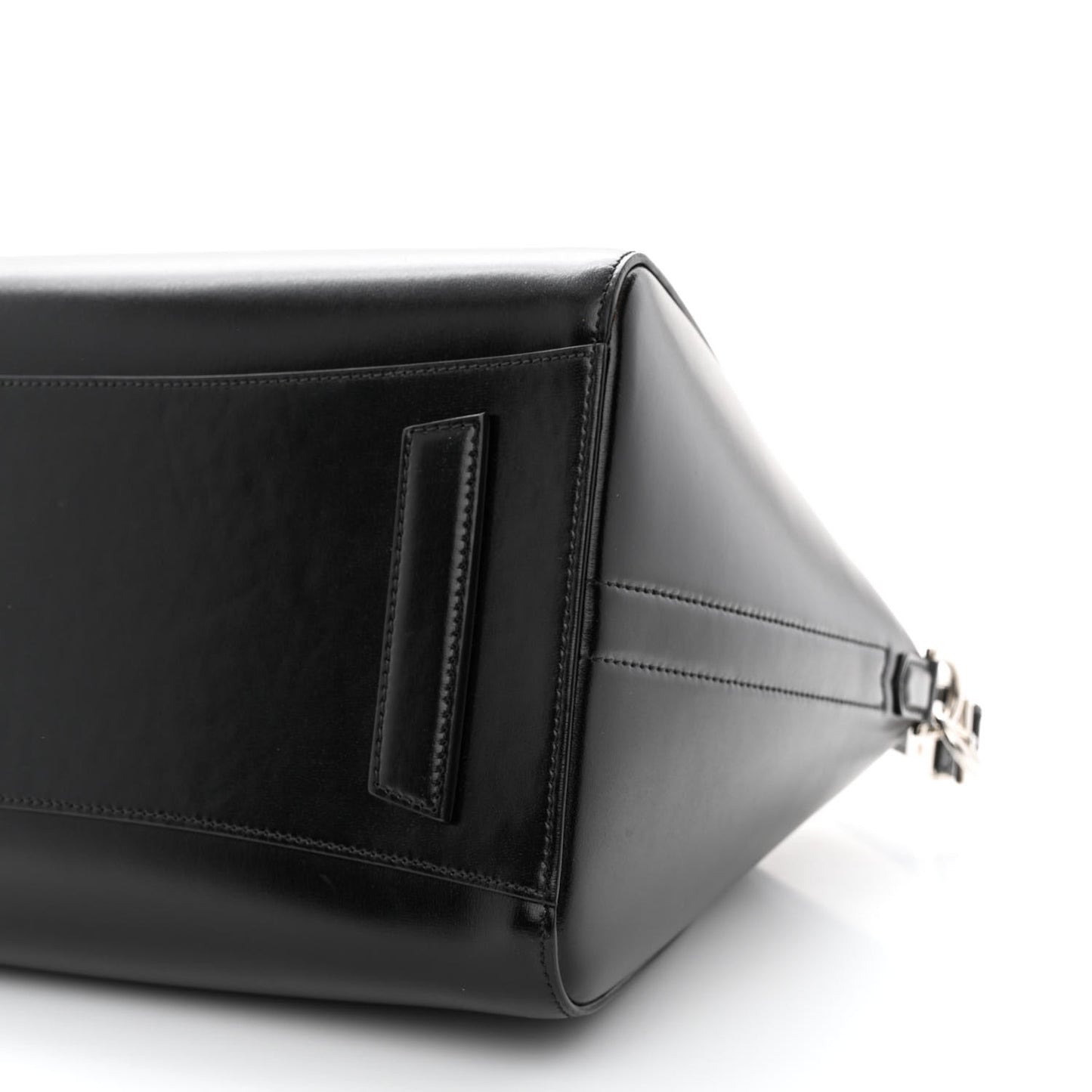 Shiny Lord Calfskin Medium Antigona Black