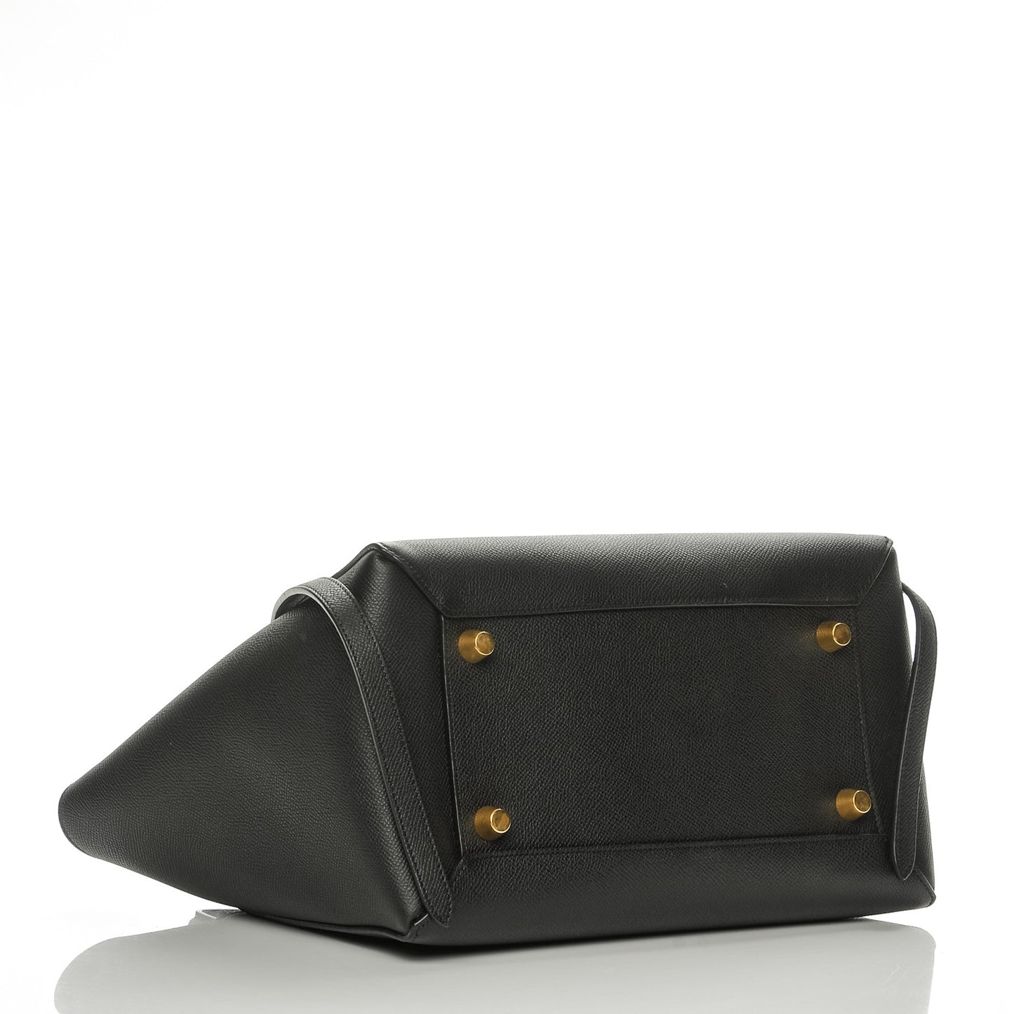 Grained Calfskin Mini Belt Bag Black