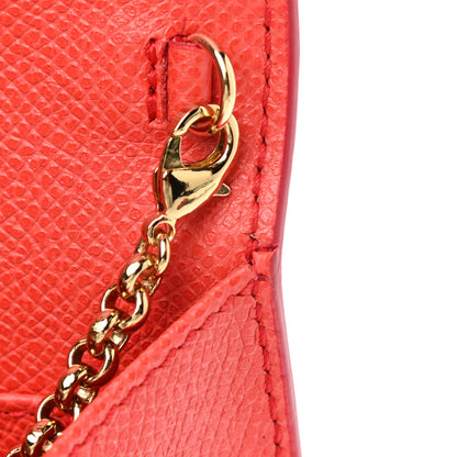 Salvatore Ferragamo Hammered Calfskin Mini Gancini Icona Bag Lipstick 9 of 10