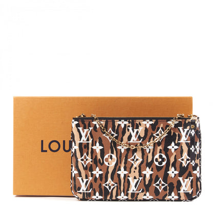 Louis Vuitton Monogram Giant Jungle Pochette Double Zip Black 8 of 8