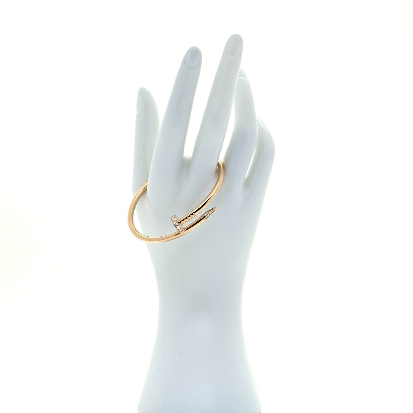 18K Yellow Gold Diamond Juste Un Clou Bracelet 17