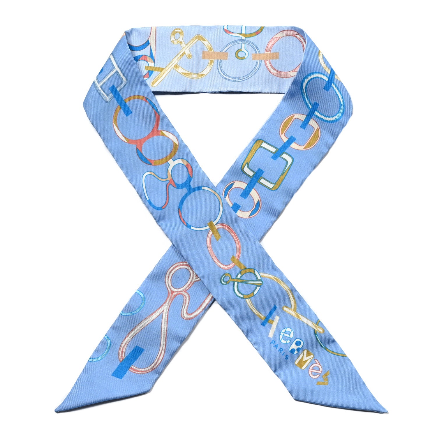Hermes Silk Do Re Boucles Twilly 1 of 4