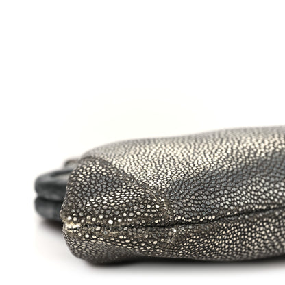 Chanel Stingray Degrade Frame Clutch Silver 9 of 12