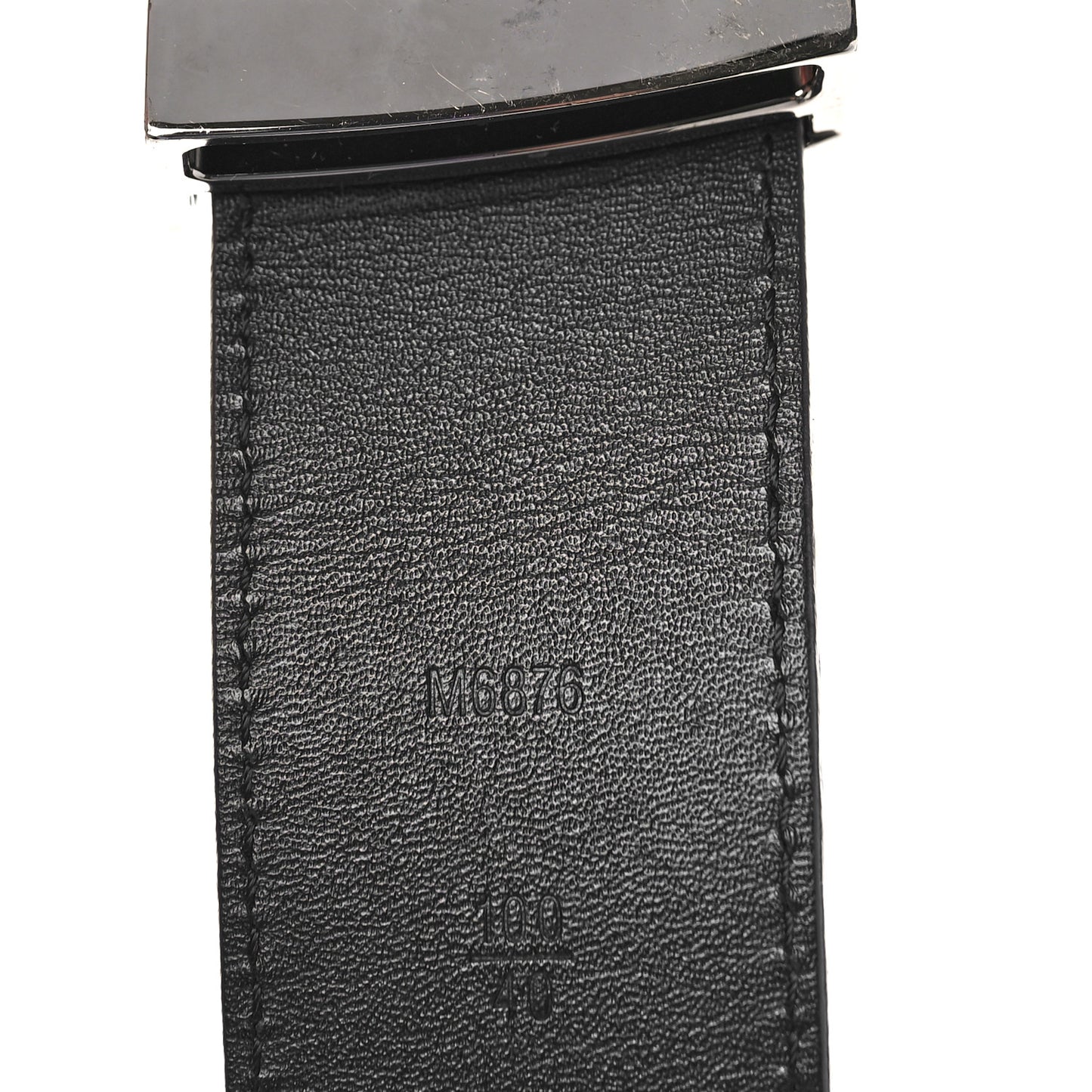Suede Calfskin Mini Damier 40mm LV Initiales Belt 100 40 Moka