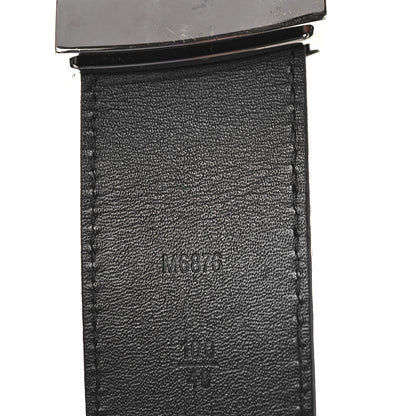 Louis Vuitton Suede Calfskin Mini Damier 40mm LV Initiales Belt 100 40 Moka 3 of 7