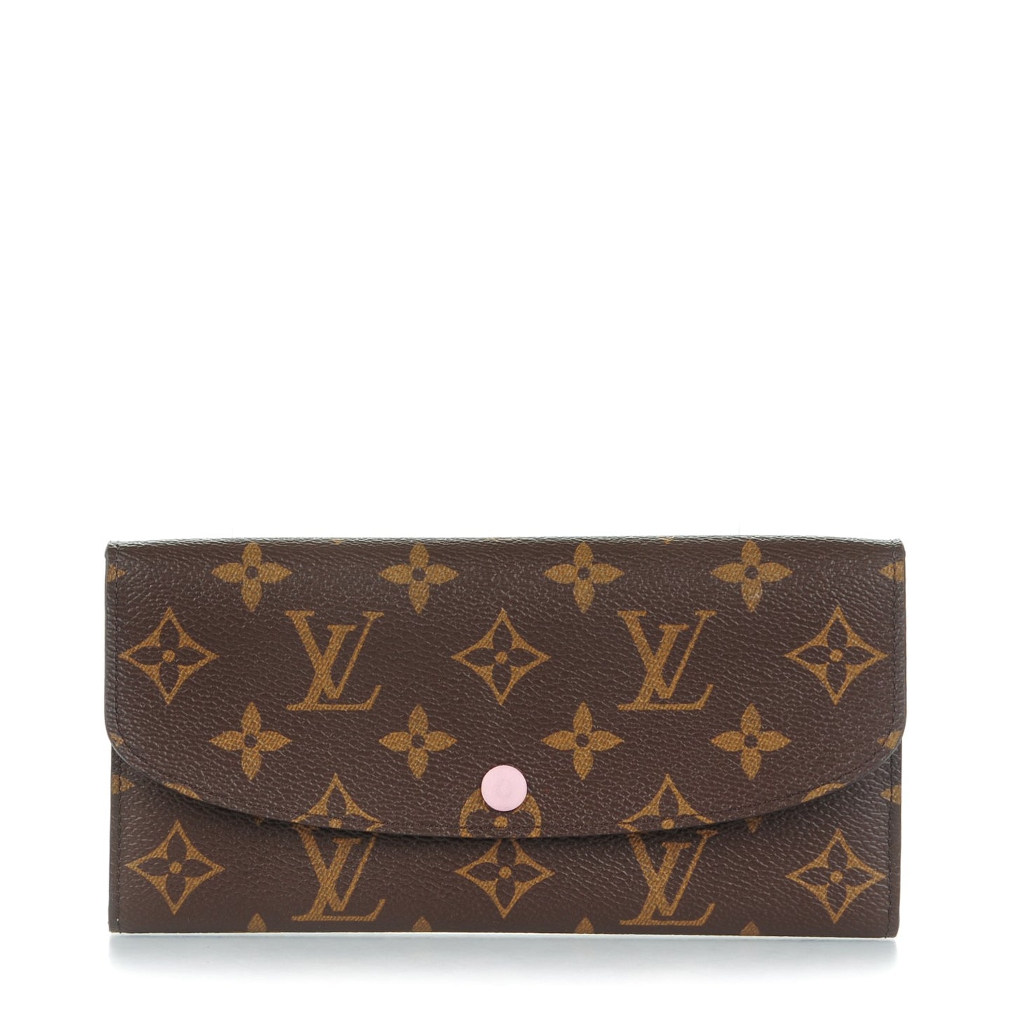 Monogram Emilie Wallet Rose Ballerine