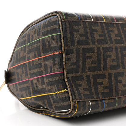Fendi Zucca Spalmati Striped Boston Tobacco Multicolor 8 of 11