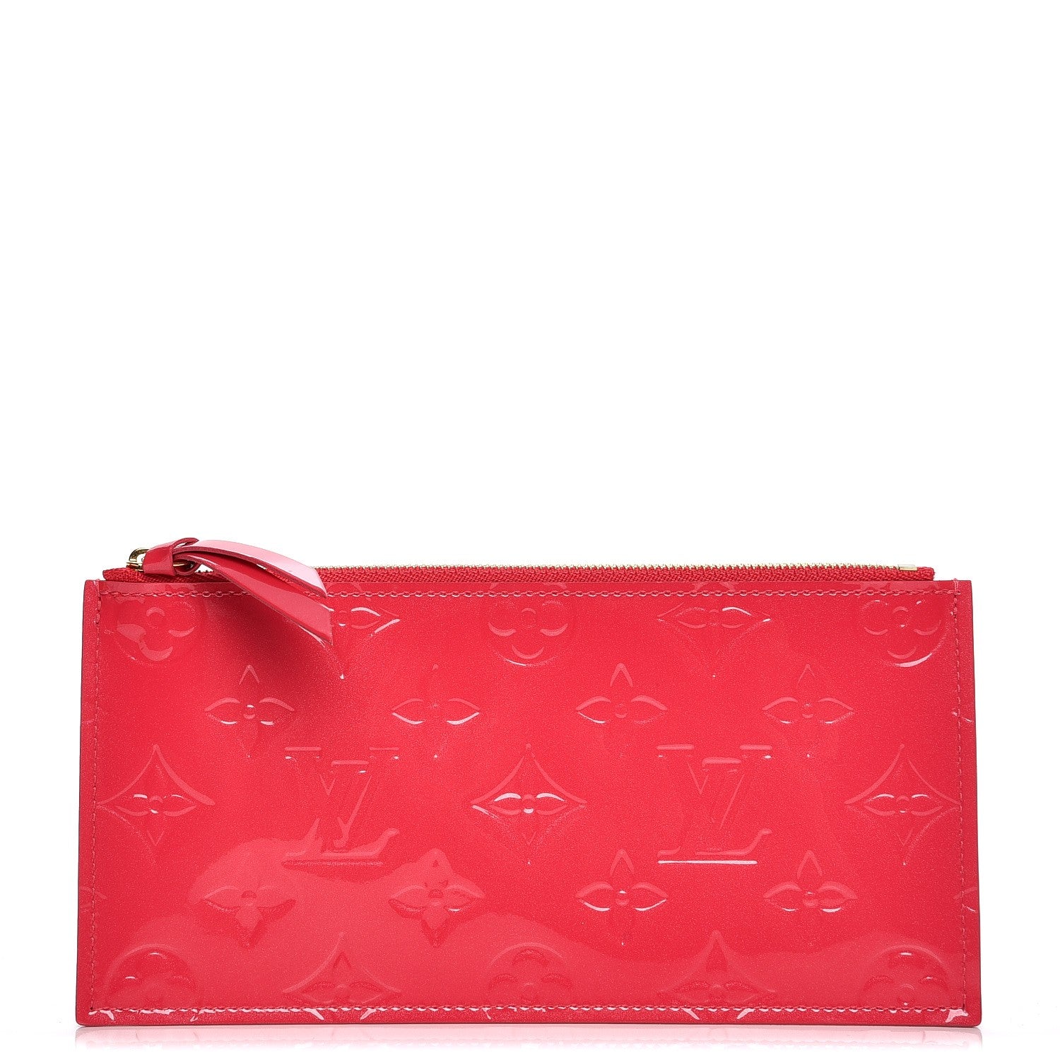 Louis Vuitton Vernis Felicie Chain Wallet Zippered Insert Hot Pink 1 of 8
