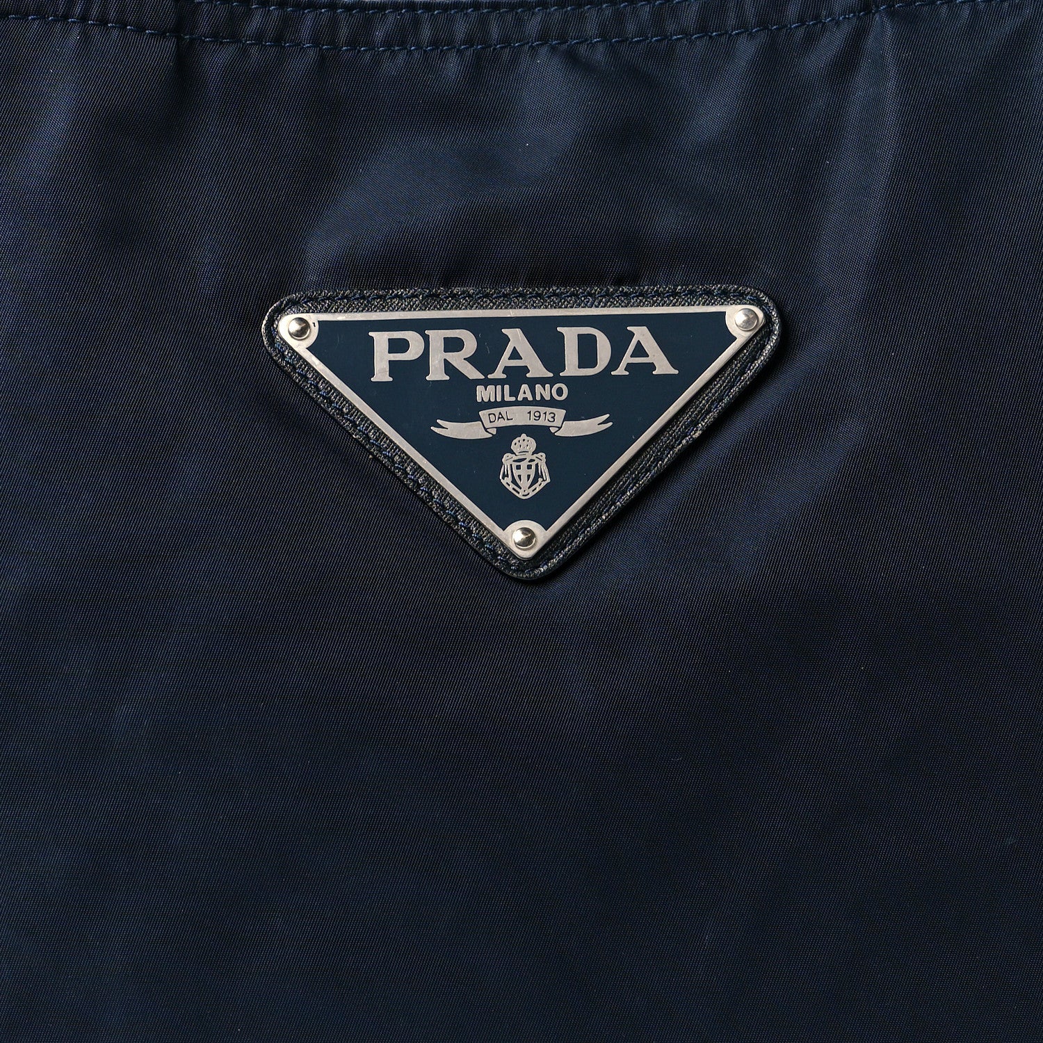Prada Tessuto Nylon Vela Tote Navy 7 of 11