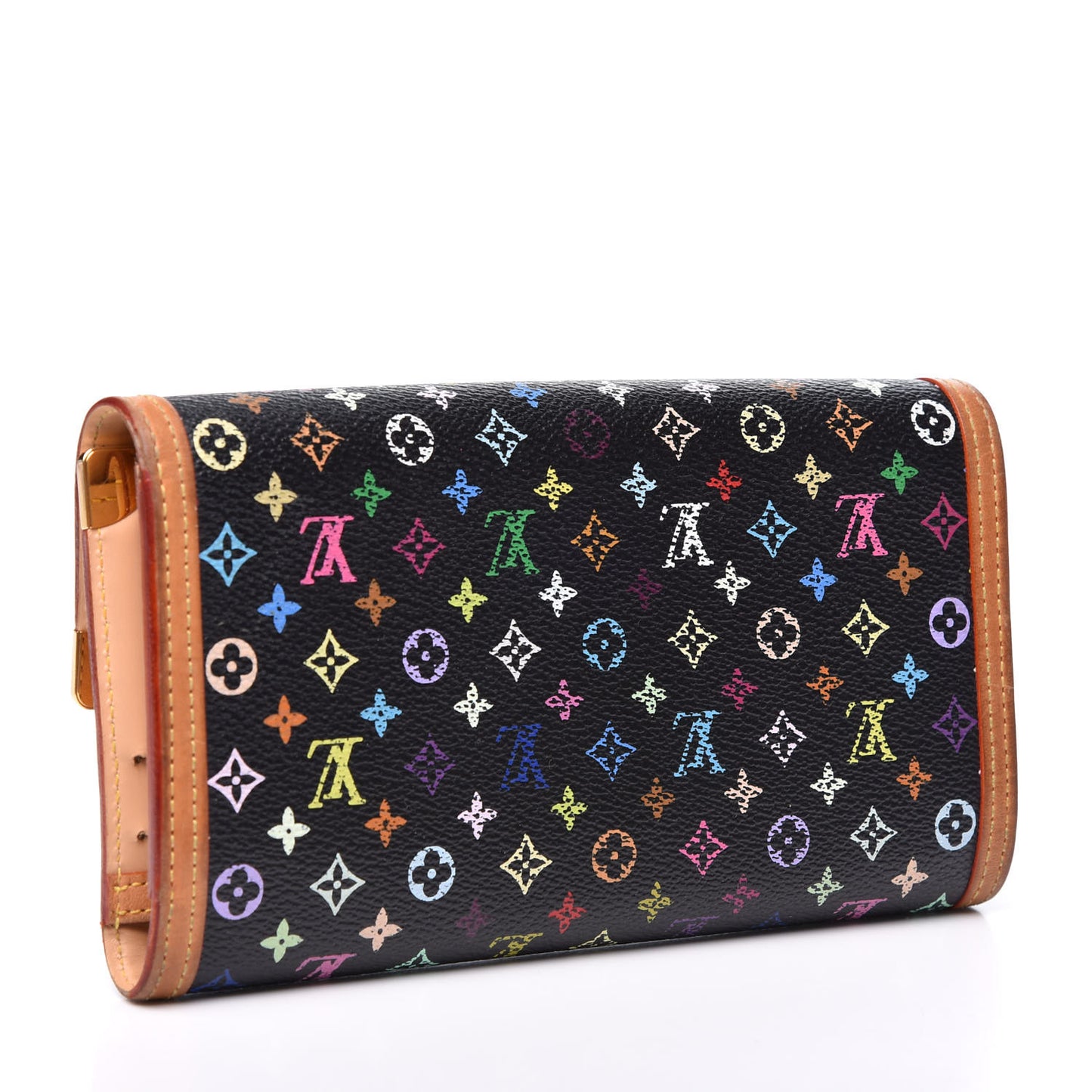 Monogram Multicolor Porte Tresor International Wallet Black