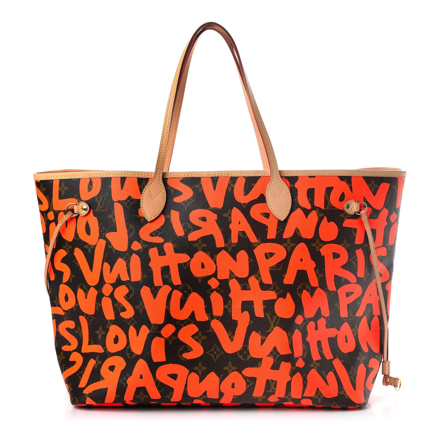Monogram Graffiti Neverfull GM Orange