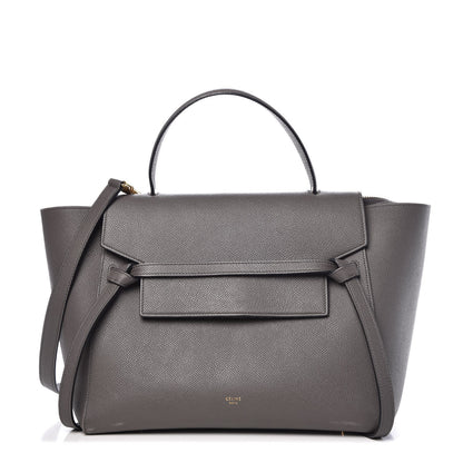 Celine Grained Calfskin Mini Belt Bag Grey 1 of 17