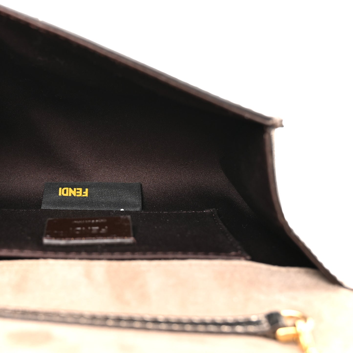 Vitello Mirror Elite Bi-Color Mini Rush Clutch Bronze Gold