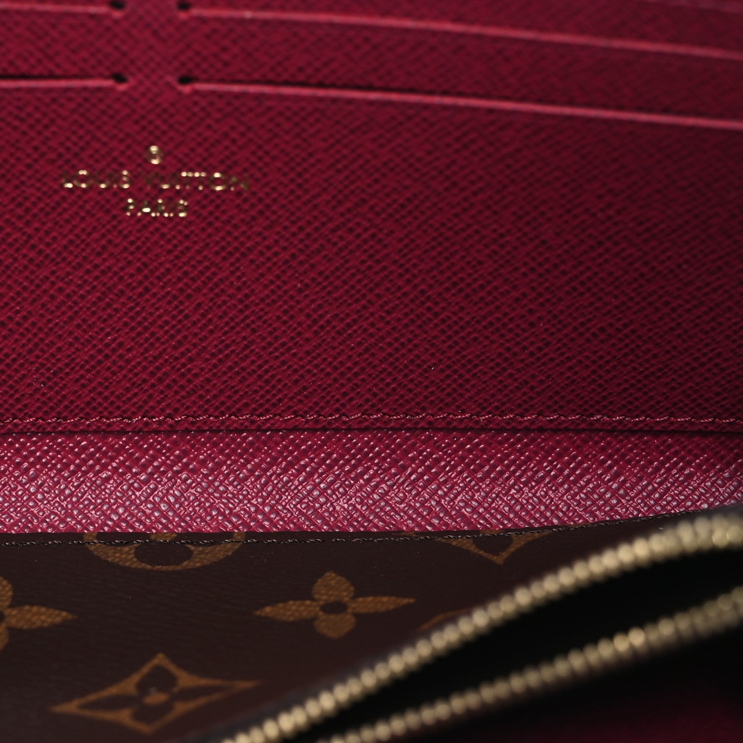 Louis Vuitton Monogram Clemence Wallet Fuchsia 7 of 11