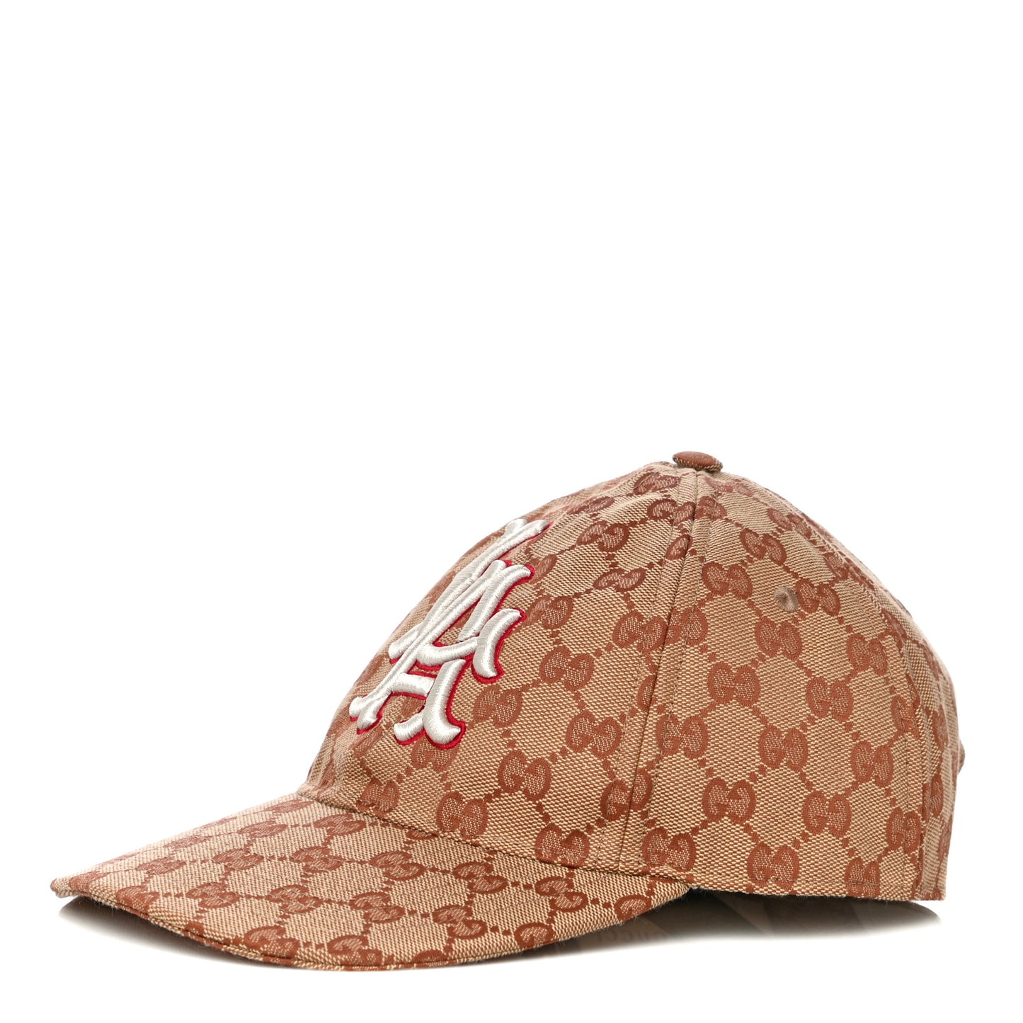X MLB Monogram LA Dodgers Baseball Hat 57-61 Beige Ruggine