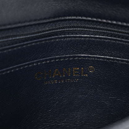 Chanel Lambskin Quilted Mini Square Flap Navy 6 of 10