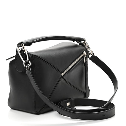 Loewe Calfskin Small Puzzle Bag Black 3 of 11