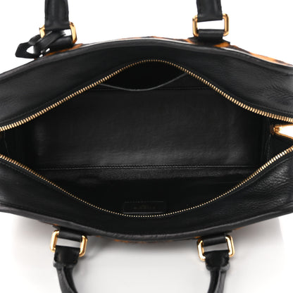 Loewe Calfskin Pony Hair Leopard Print Amazona 28 Black 5 of 8