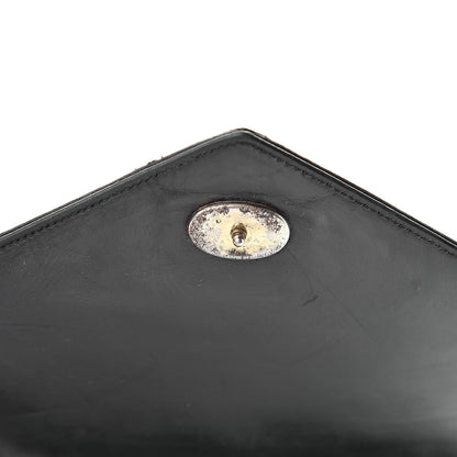 Chanel Patent Envelope CC Clutch Black 11 of 17
