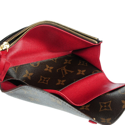 Louis Vuitton Monogram Emilie Wallet Red 9 of 9