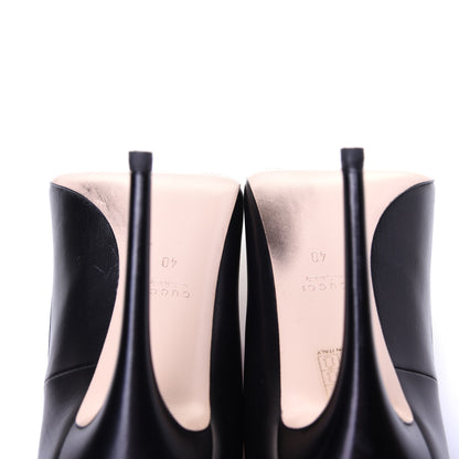 Gucci Calfskin Pearl Embellished Pumps 40 Black 12 of 13
