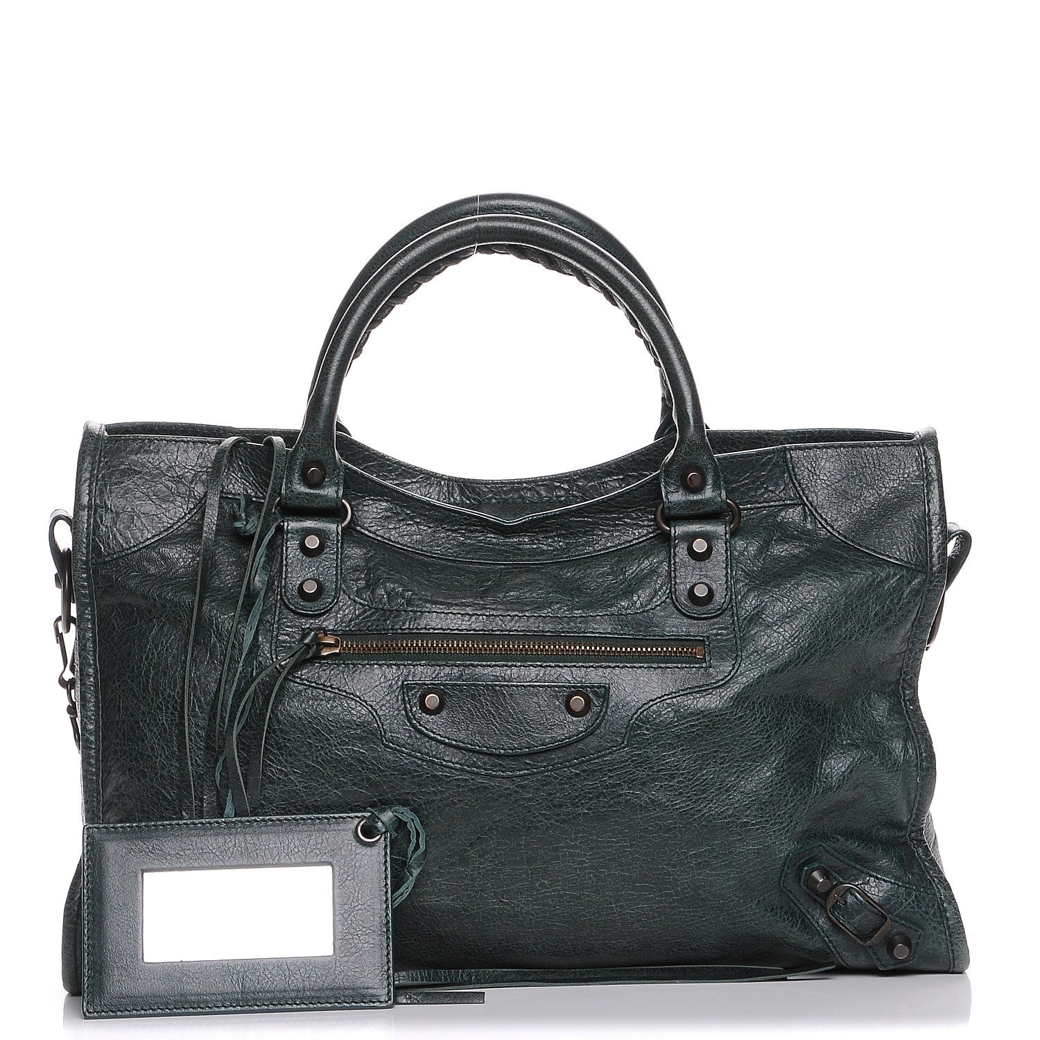 Balenciaga Agneau Classic Hardware City Poker Fonce 1 of 9