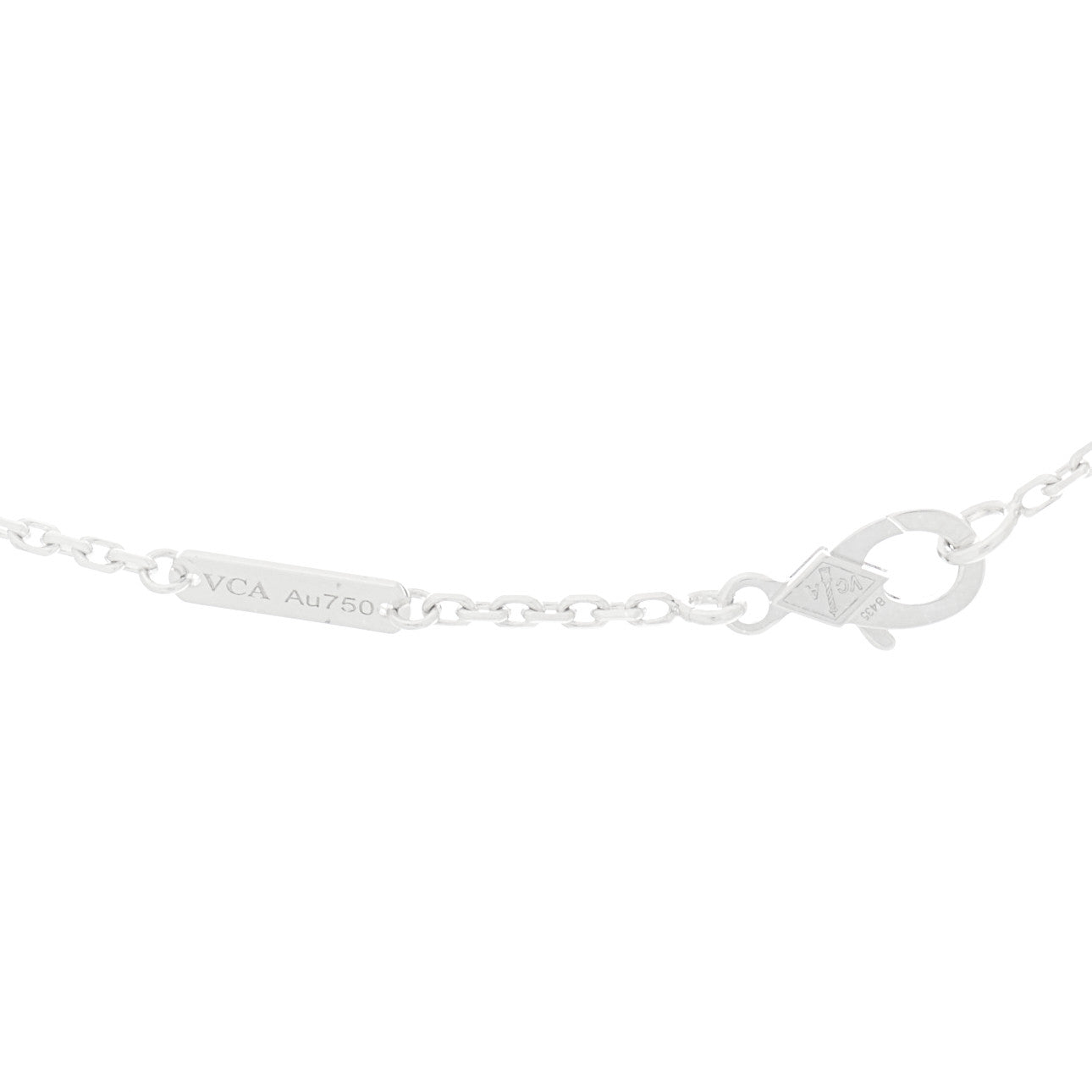 18K White Gold Diamond Two Butterfly Pendant Necklace