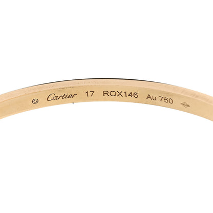Cartier 18K Yellow Gold Small LOVE Bracelet 17 6 of 8