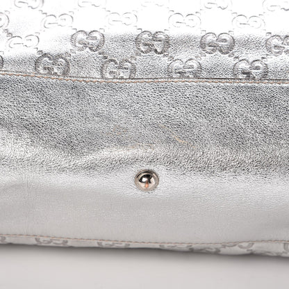 Gucci Guccissima Medium Britt Tote Silver 12 of 17