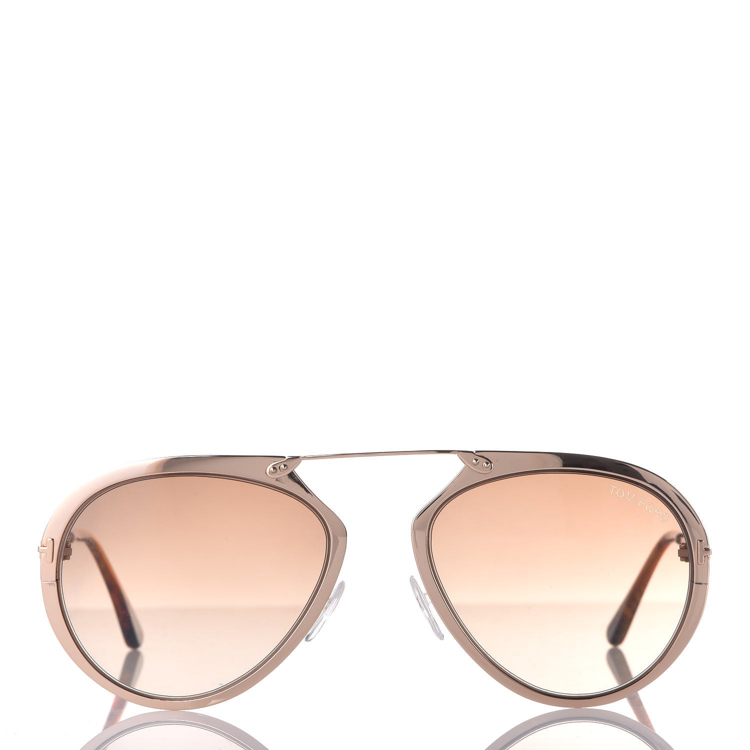 Tom Ford Dashel Sunglasses TF508 Rose Gold 3 of 7