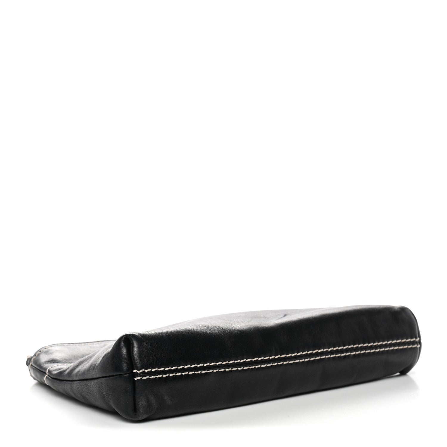 Chanel Lambskin Lax Pochette Black 4 of 10