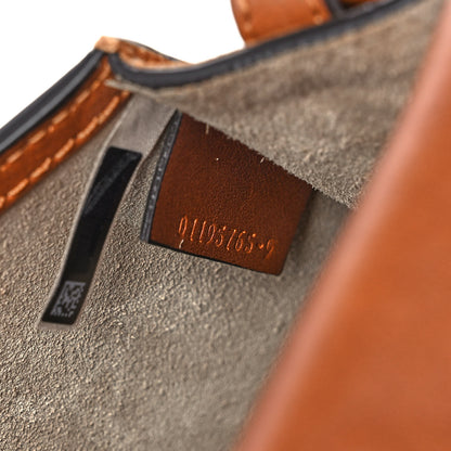 Chloe Calfskin Suede Small Nile Bracelet Bag Caramel 7 of 11