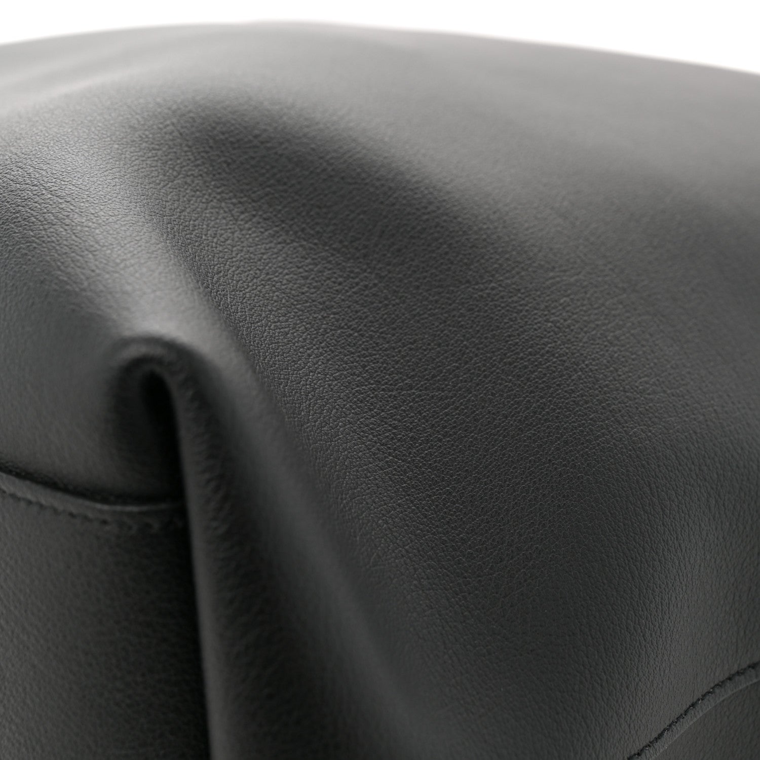 Saint Laurent Calfskin Bold Shopping Tote Black 12 of 13