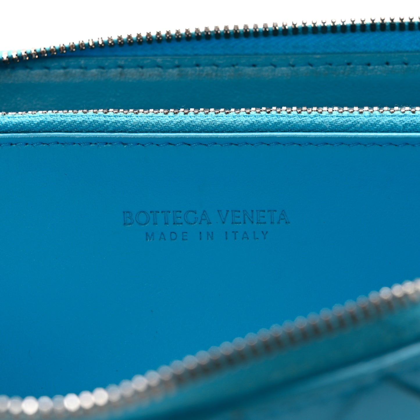 Nappa Intrecciato Zip Around Wallet Blueprint