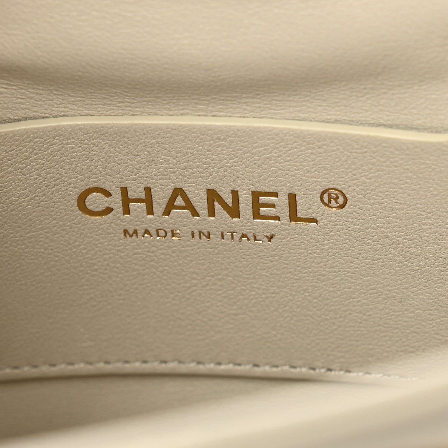 Chanel Lambskin Quilted Clutch Mini Flap Bag Light Grey 6 of 13