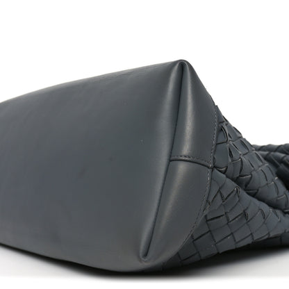 Bottega Veneta Nappa Intrecciato Large Fold Crossbody Messenger Thunder 10 of 10