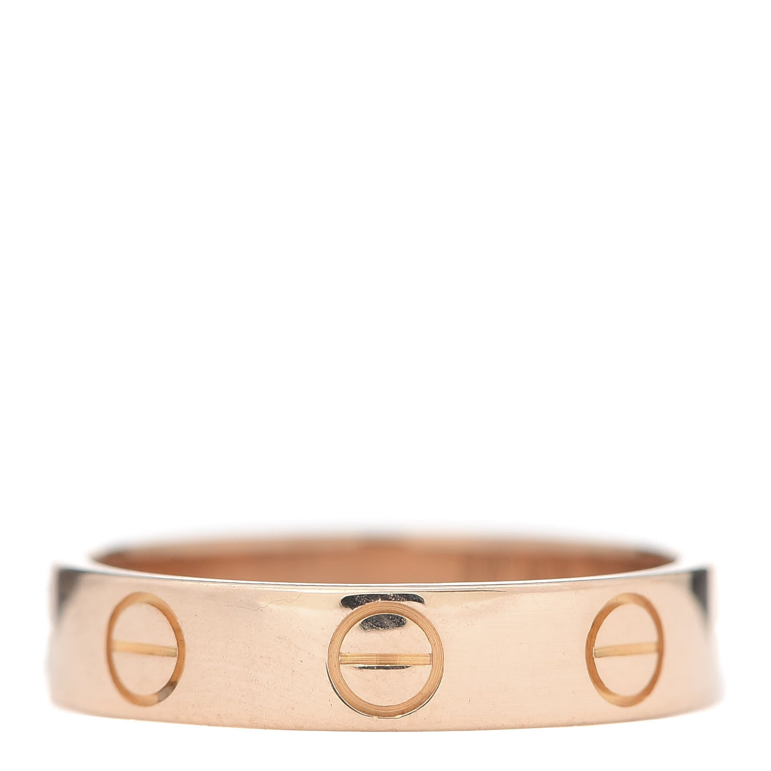 Cartier 18K Pink Gold 3.5mm LOVE Wedding Band Ring 47 4 3 of 4