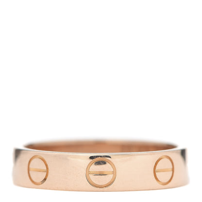 Cartier 18K Pink Gold 3.5mm LOVE Wedding Band Ring 47 4 3 of 4