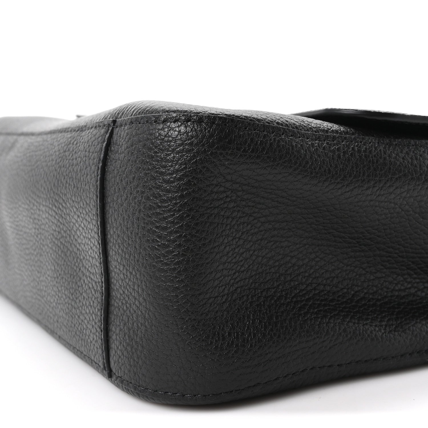 Chanel Grained Calfskin Small Souplissimo Maxi Flap Black 10 of 11