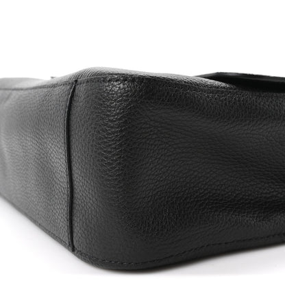 Chanel Grained Calfskin Small Souplissimo Maxi Flap Black 10 of 11