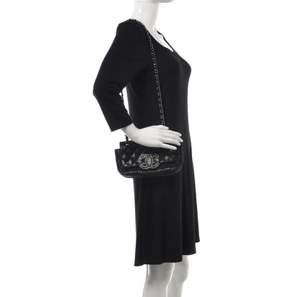 Chanel Sequin Goatskin Crystal CC Mini Flap Black 2 of 12