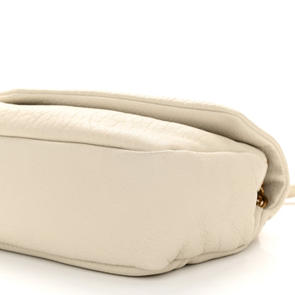 Saint Laurent Grained Lambskin Large Calypso Blanc Vintage 10 of 10