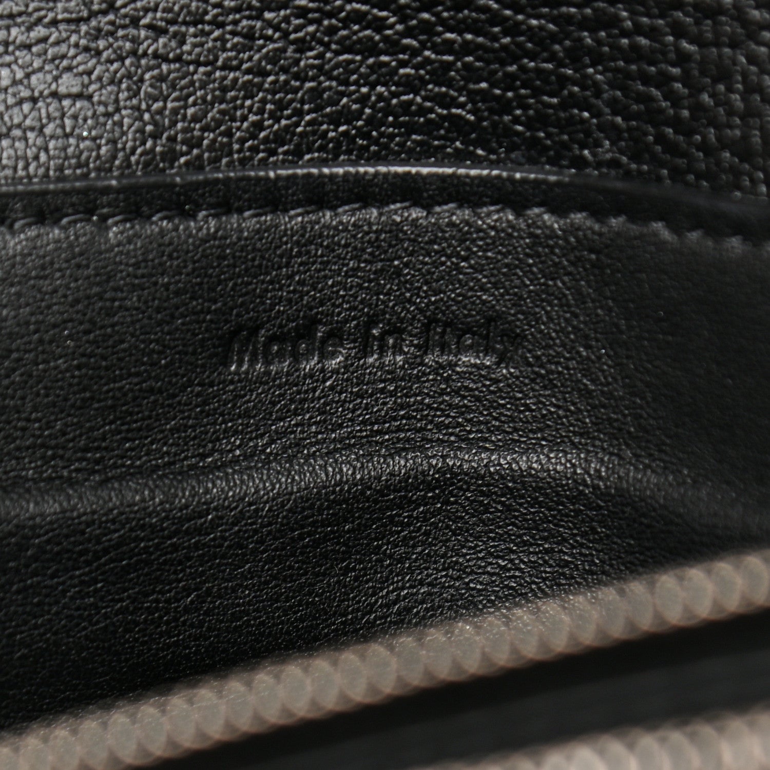 Celine Goatskin Folded Clutch With Strap Black 9 of 17