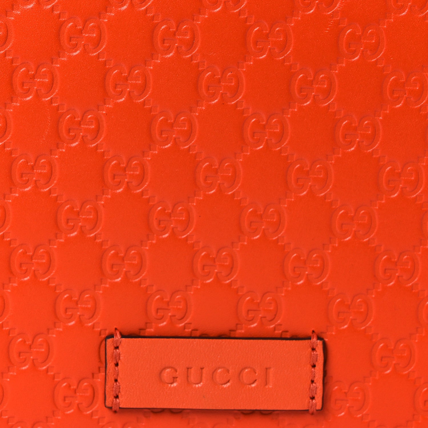 Gucci Soft Microguccissima Crossbody Wallet Sun Orange 7 of 10
