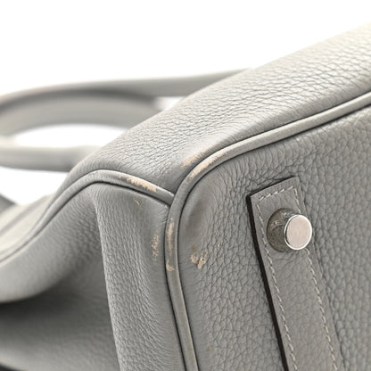 Hermes Togo Birkin 30 Gris Mouette 11 of 13