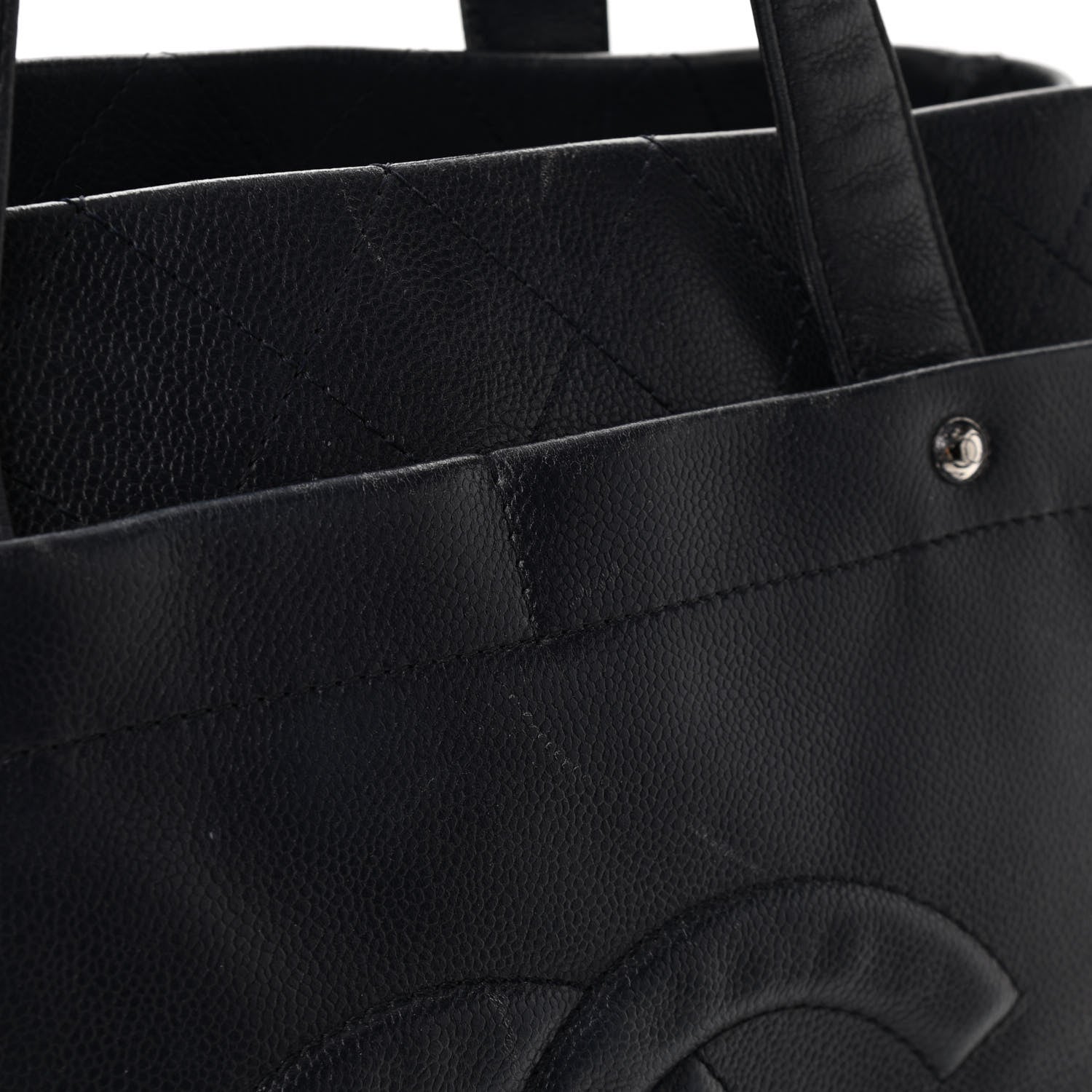 Chanel Caviar Executive Cerf Shopper Tote Navy 13 of 13