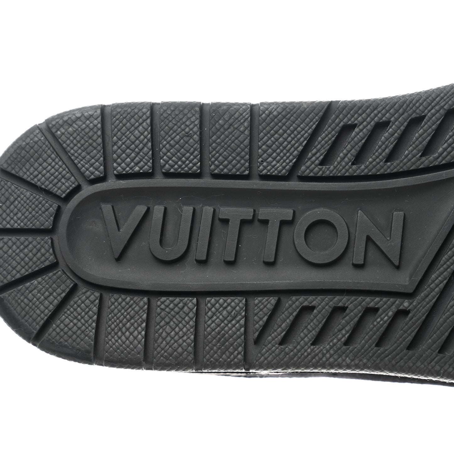 Suede Mens LV Trainer Sneakers 7.5 Black