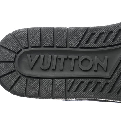 Louis Vuitton Suede Mens LV Trainer Sneakers 7.5 Black 8 of 8