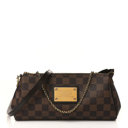 Louis Vuitton Damier Ebene Eva Clutch 1 of 11