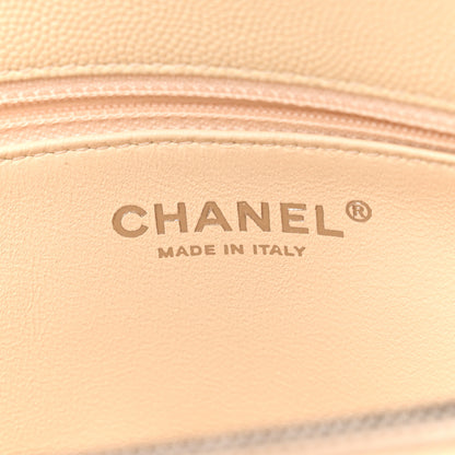 Chanel Caviar Lizard Quilted Medium Coco Handle Flap Ivory 7 of 12
